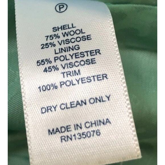 Women’s Wool Herringbone Blazer Jacket US 8 Elbow Patches Tweed Academic Preppy - Picture 10 of 10